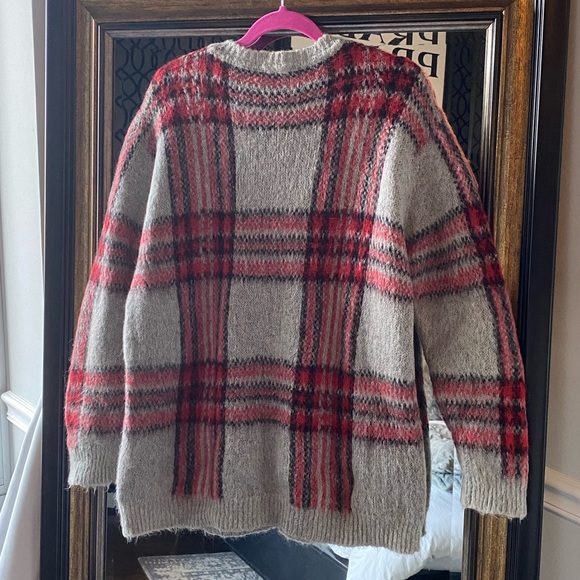 Sandro Plaid Sweater - Picture 2 of 7